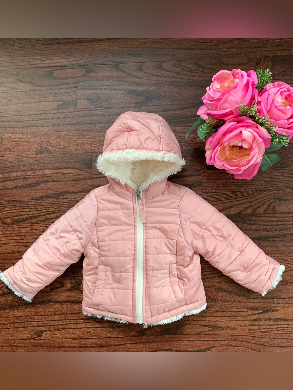 C&C California reversible coat, size 12Mo